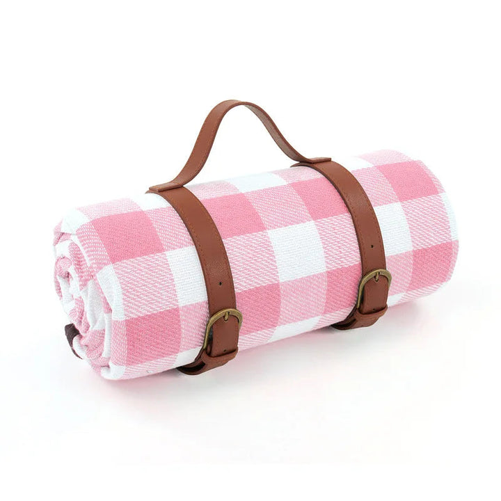Manta de picnic grande y familiar, con superficie suave e impermeable para máximo confort en exteriores.
