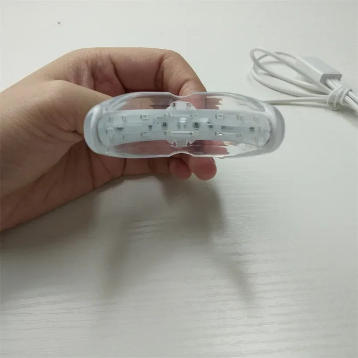 Terapia LED roja bucal. Dispositivo avanzado para el cuidado de encías, recuperación dental y boca sana.