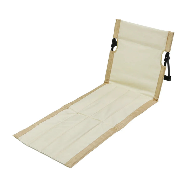 Disfruta la playa con silla plegable Oxford. Respaldo portátil ergonómico, ligera y transpirable.