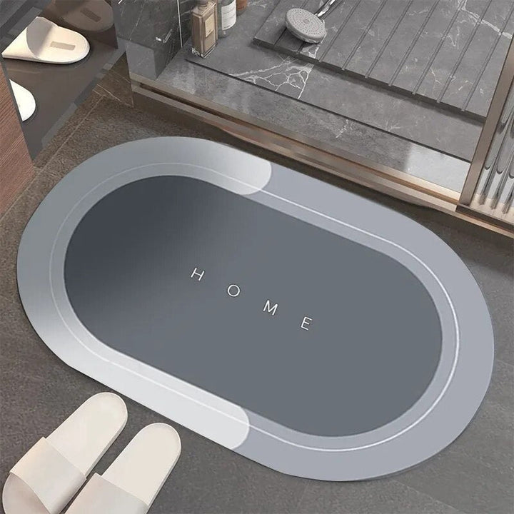 Alfombrilla de baño absorbente, esencial para seguridad en el hogar, secado ultrarrápido y eficaz.