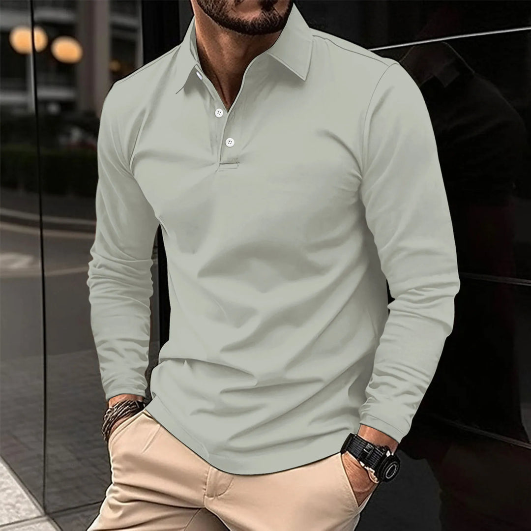 Polo elegante para hombre, diseño atemporal que combina confort y sofisticación. Versátil.