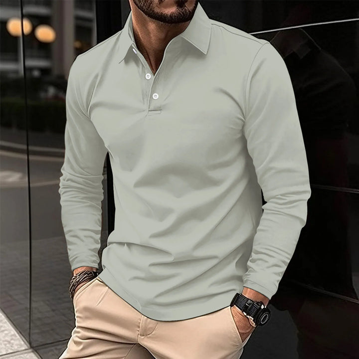 Polo elegante para hombre, diseño atemporal que combina confort y sofisticación. Versátil.