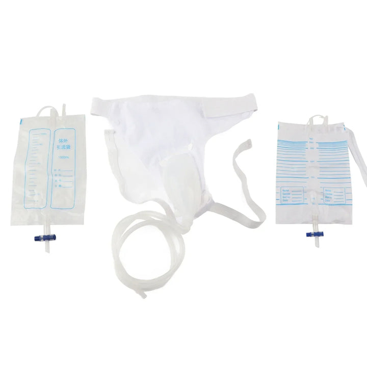 Urinario de silicona flexible para mujer, garantiza seguridad y previene fugas.