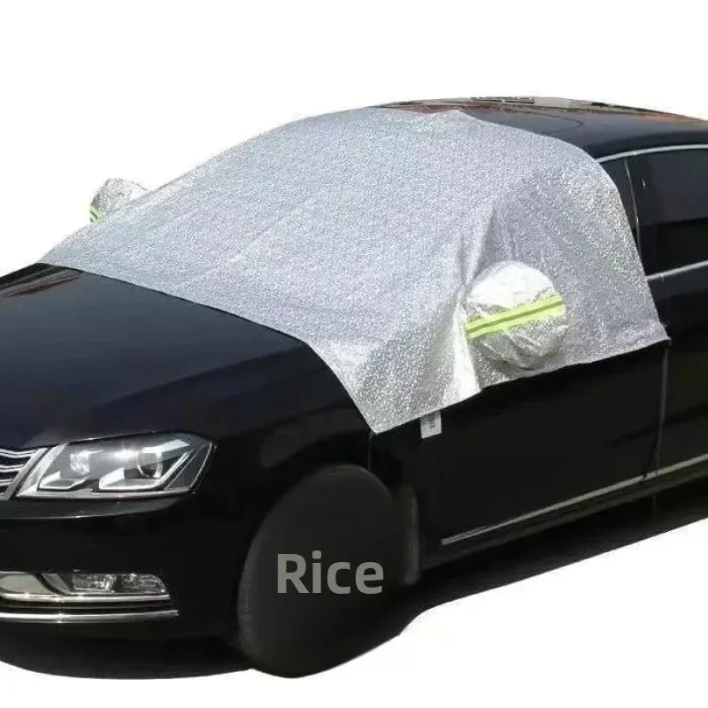 Funda impermeable para auto SUV/Sedán, protección exterior contra lluvia, nieve y polvo. Ideal 4 estaciones.