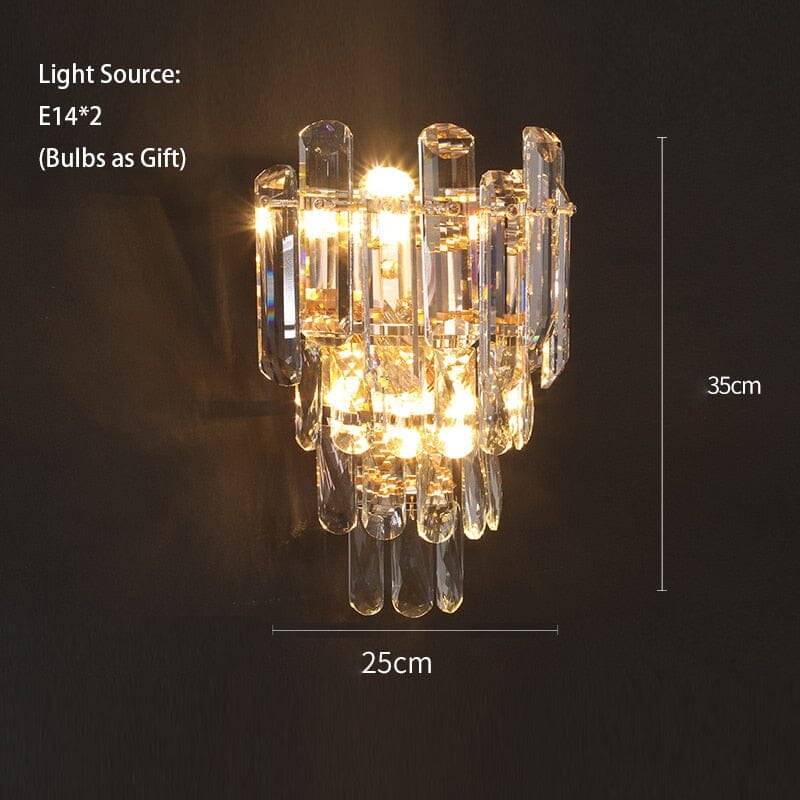 Araña de techo Elara con tecnología LED regulable, control remoto, diseño de cristal y latón.