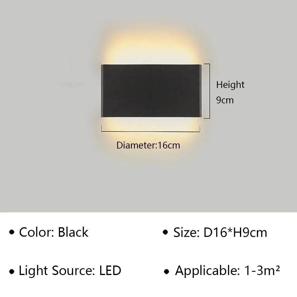 Aplique de dormitorio LED, diseño minimalista que aporta estilo y luz.