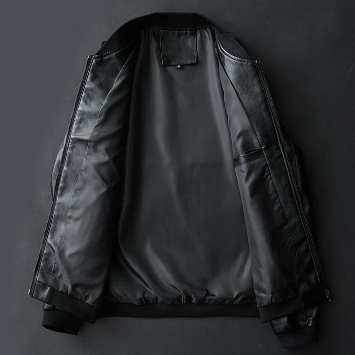 Chaqueta NICO de hombre con cremallera, estilo atemporal y elegante, perfecta para otoño e invierno.