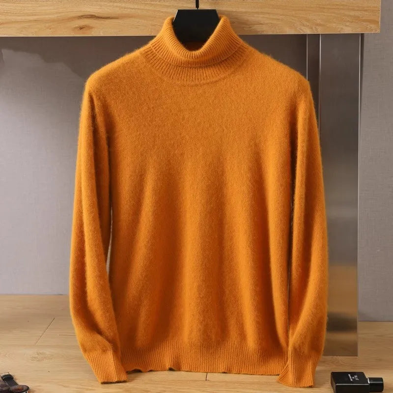 Suéter de punto japonés auténtico para hombre. Diseño sofisticado y cálido pulóver.