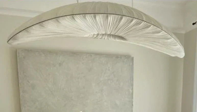 Lámpara LED colgante, diseño moderno estilo náutico, luz decorativa para comedor.