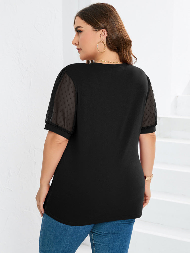 Cómoda blusa de algodón básica para mujer, cuello V, manga larga. Perfecta para el día a día.