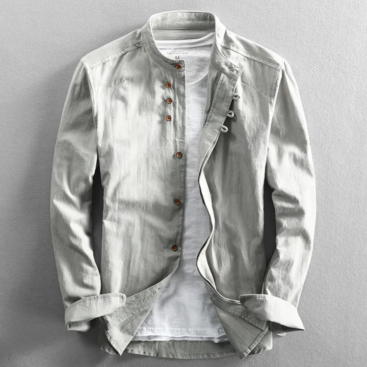 Ropa de hombre: Camisa estilo japonés Katana. Diseño único y sofisticado, perfecta para un look moderno.