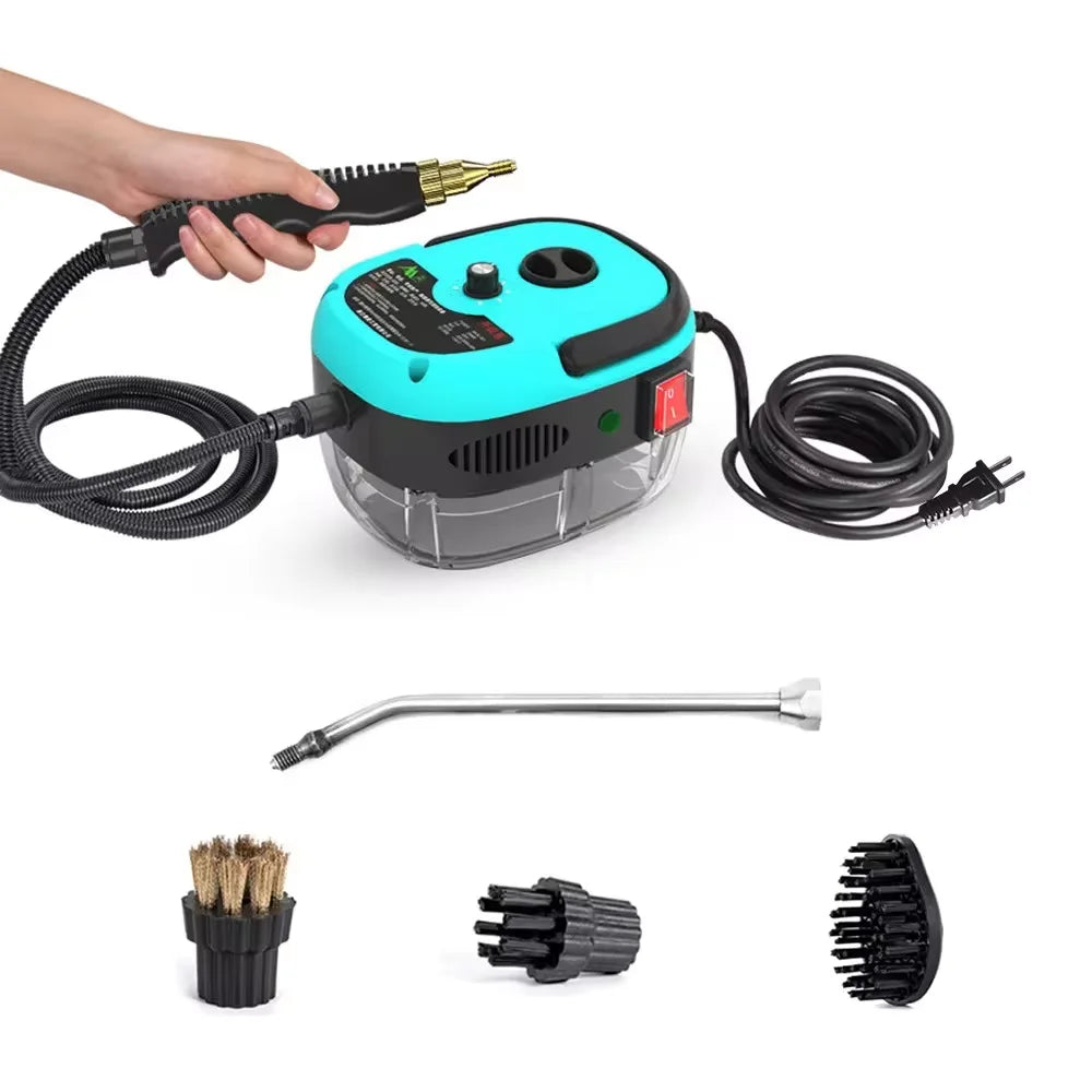 Limpiador a vapor, vaporizador para higiene profunda en hogar, elimina suciedad y bacterias eficazmente.