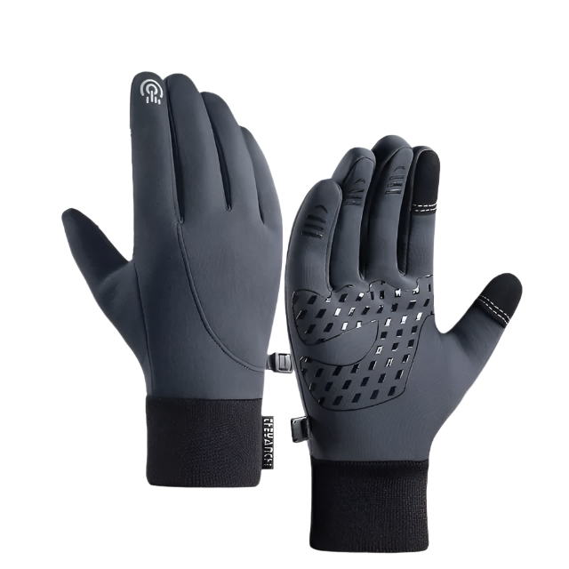 Guantes térmicos impermeables unisex para invierno con función de pantalla táctil. Ideales para el frío.