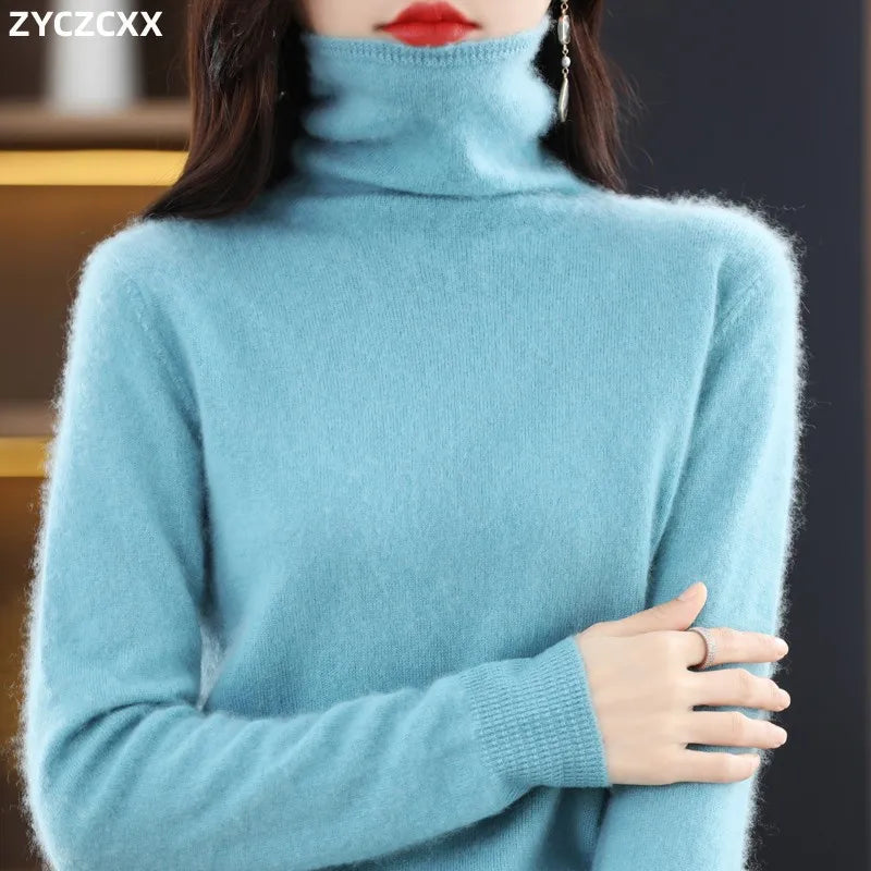 Suéter pulóver elegante para mujer, ideal para invierno y otoño, cómodo y versátil.