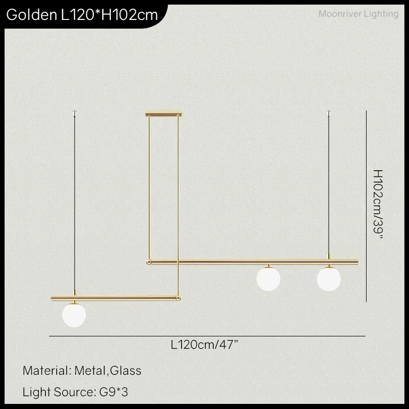 Lámpara colgante LED de diseño moderno y minimalista, ideal para decoración interior.
