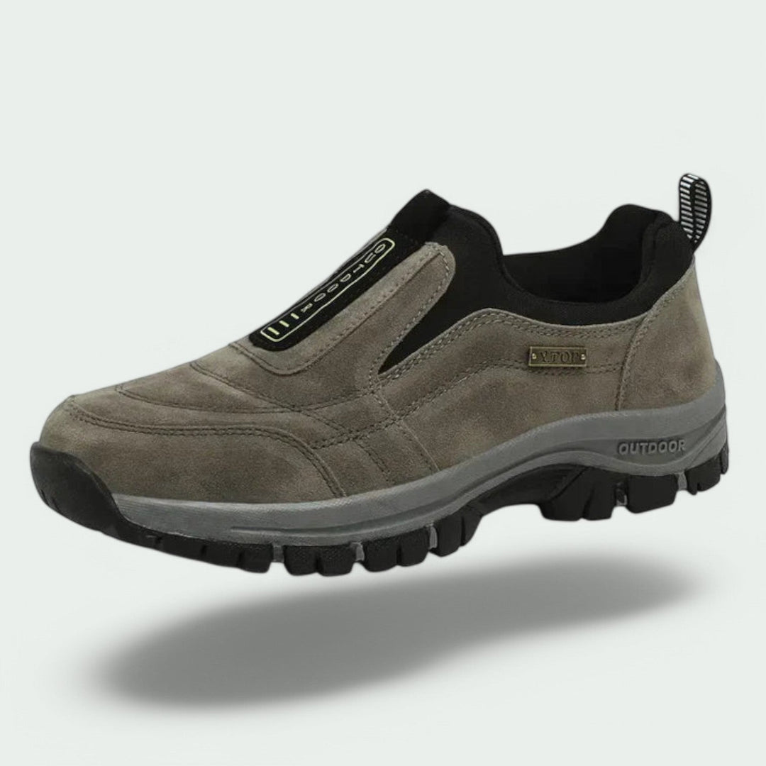 Calzado ortopédico de trekking para hombre, horma ancha, soporte y antideslizante para senderismo y sport.