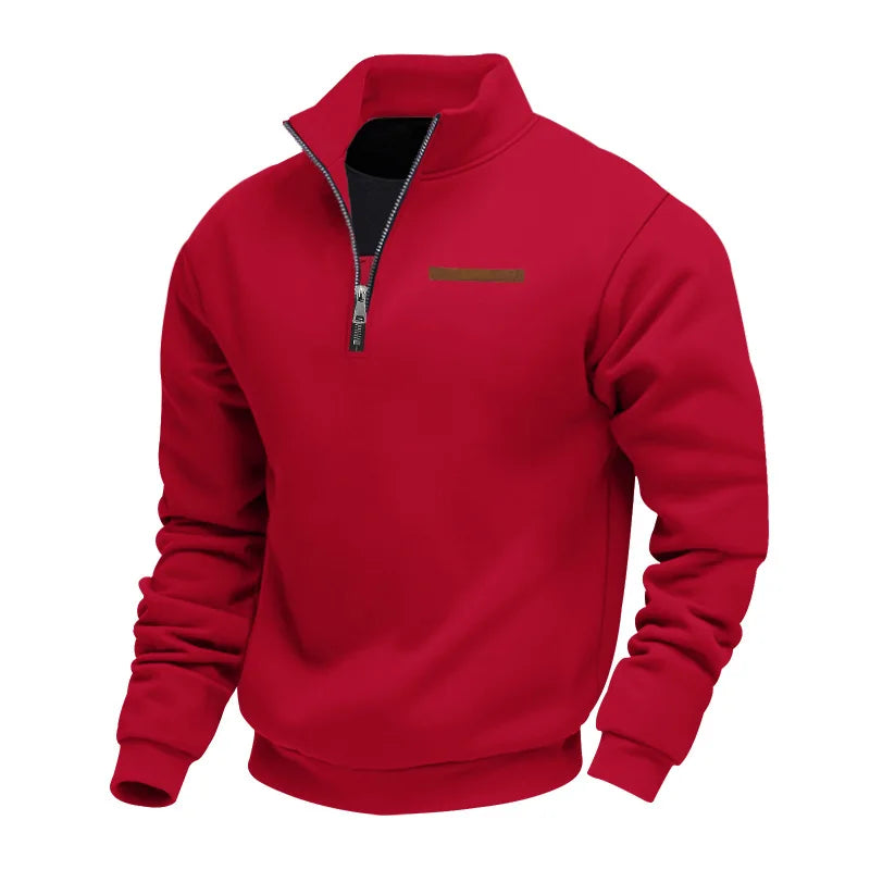 Abrigo cálido: sudadera de hombre para un look casual en invierno. Prenda cómoda y funcional.