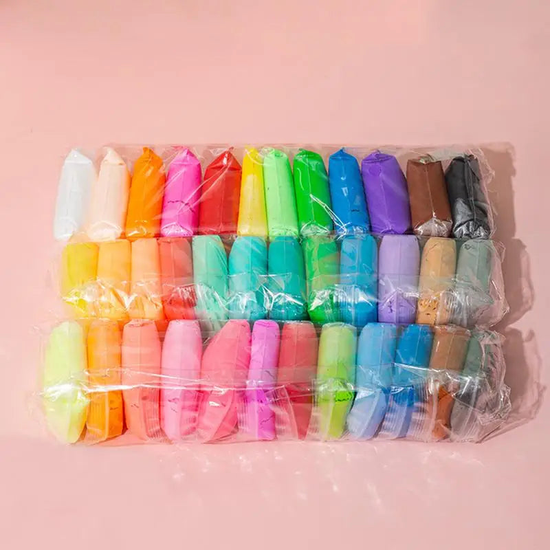 Arcilla de modelar secado al aire. Set completo con herramientas para manualidades y esculturas sin horno, niños/adultos.
