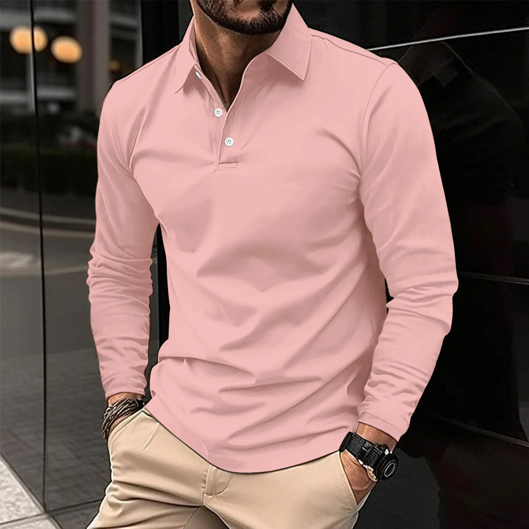 Camisa polo masculina, básico de armario para un estilo elegante. Ropa cómoda y versátil.