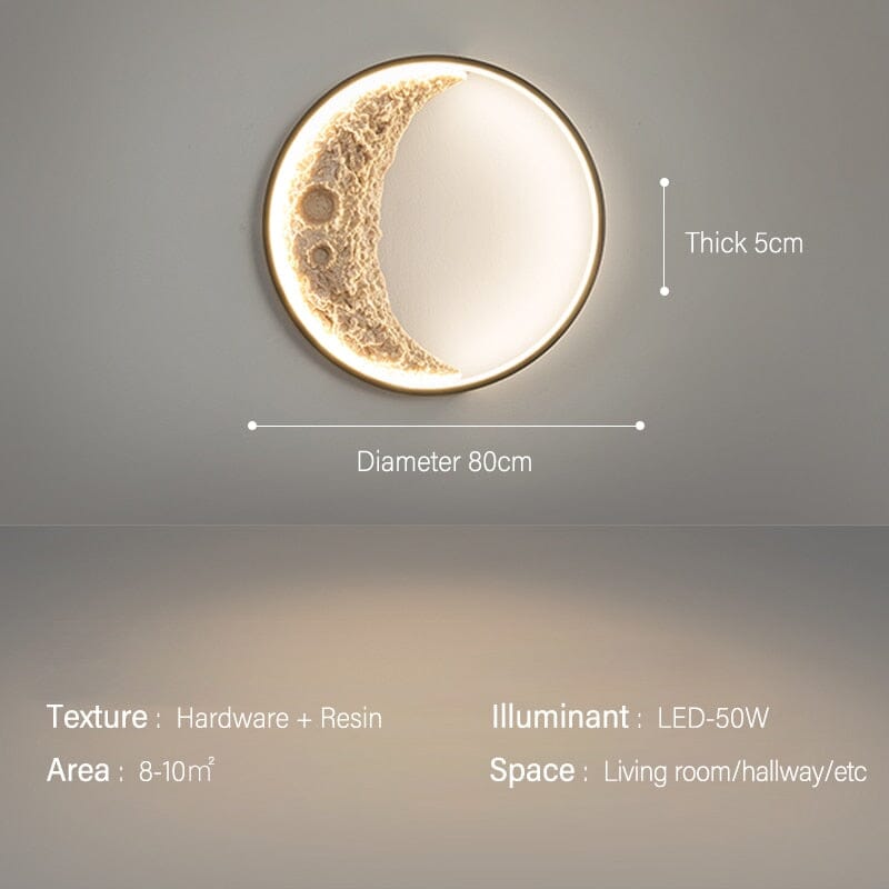 Lámpara de pared moderna y elegante para interiores. Iluminación LED regulable, diseño creciente minimalista.