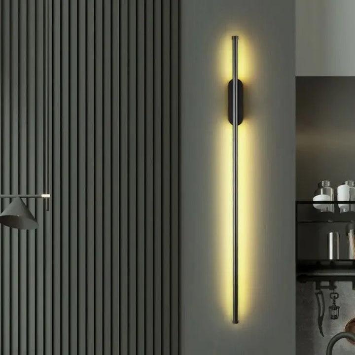 Aplique LED moderno y minimalista, 60 cm, ideal para crear un ambiente nórdico.