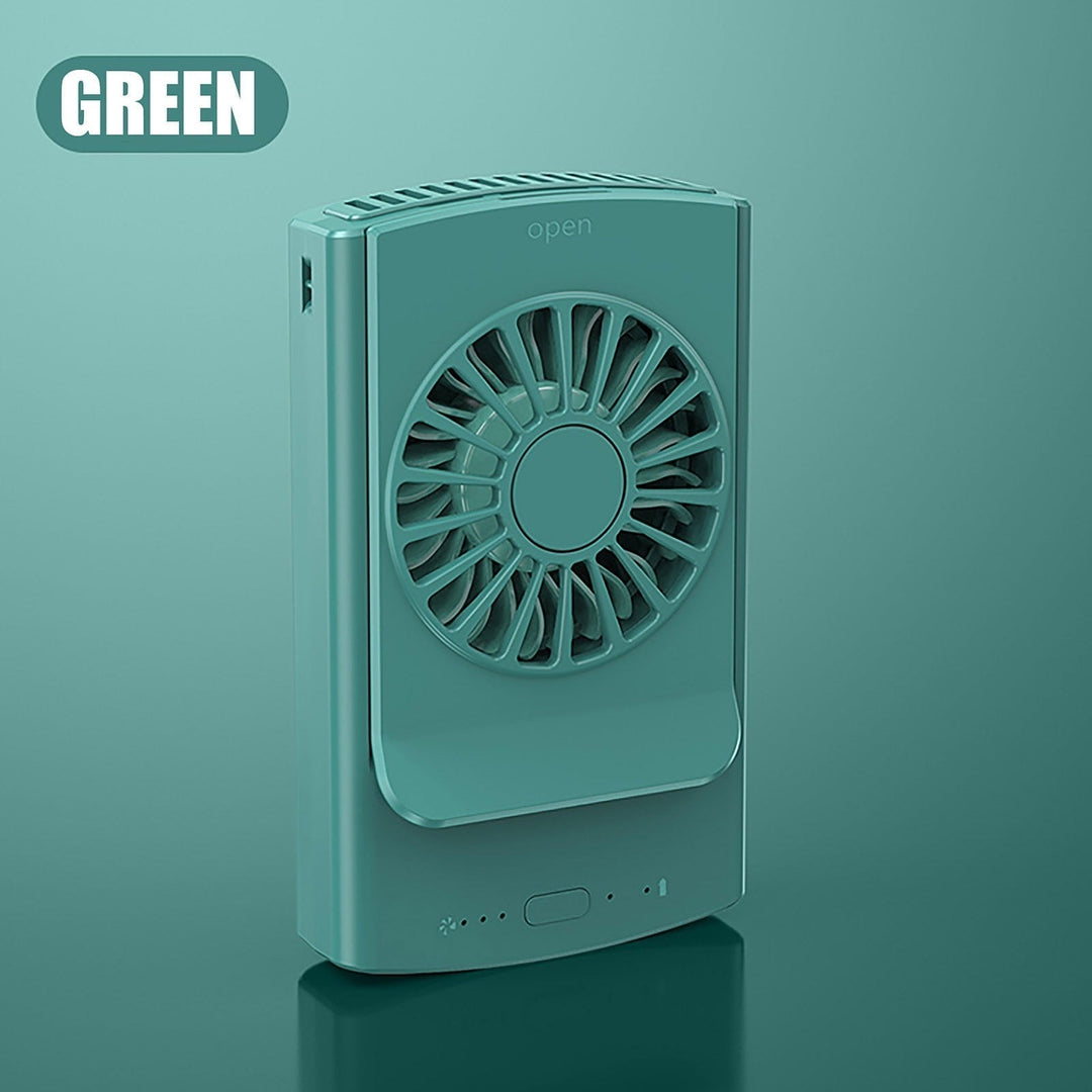 Ventilador de cintura portátil, ligero y personal, para un frescor rápido y alivio del calor del verano sin manos.