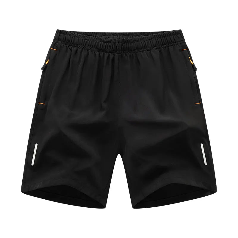 Pantalones cortos flexibles para hombres, perfectos para correr, gimnasio o comodidad casual en verano. Ajustables.
