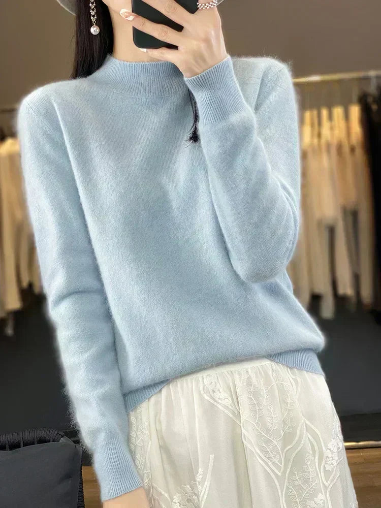 Suéter de mujer con corte relajado, brinda máxima comodidad y un toque elegante para tu estilo diario.