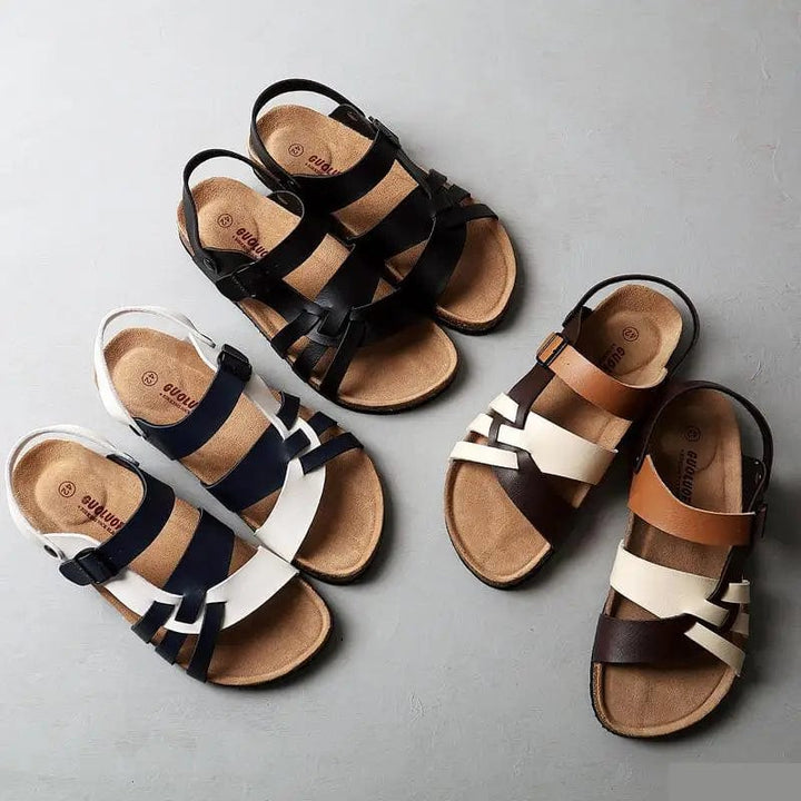 Sandalias ajustables Gabriel para hombre, ideales para verano, playa y uso casual con soporte.