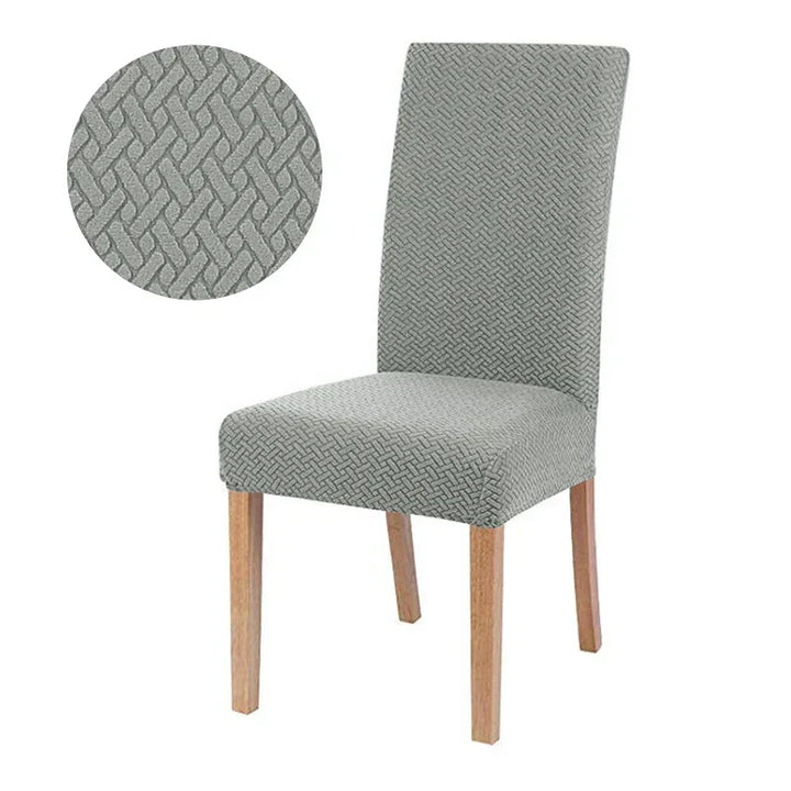 Funda jacquard elástica para silla, mejora la decoración de tu comedor y protege.