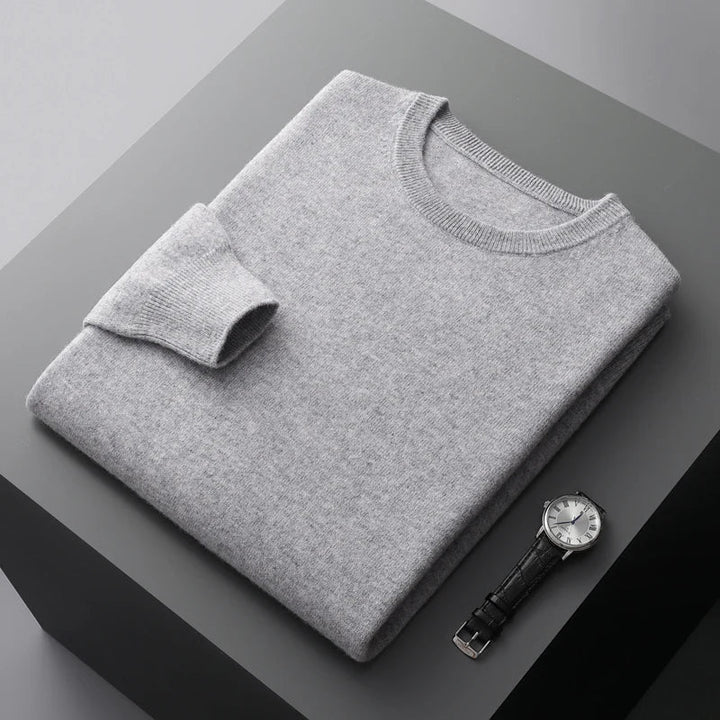Suéter casual para hombre, punto grueso, ideal para combinar en otoño e invierno.