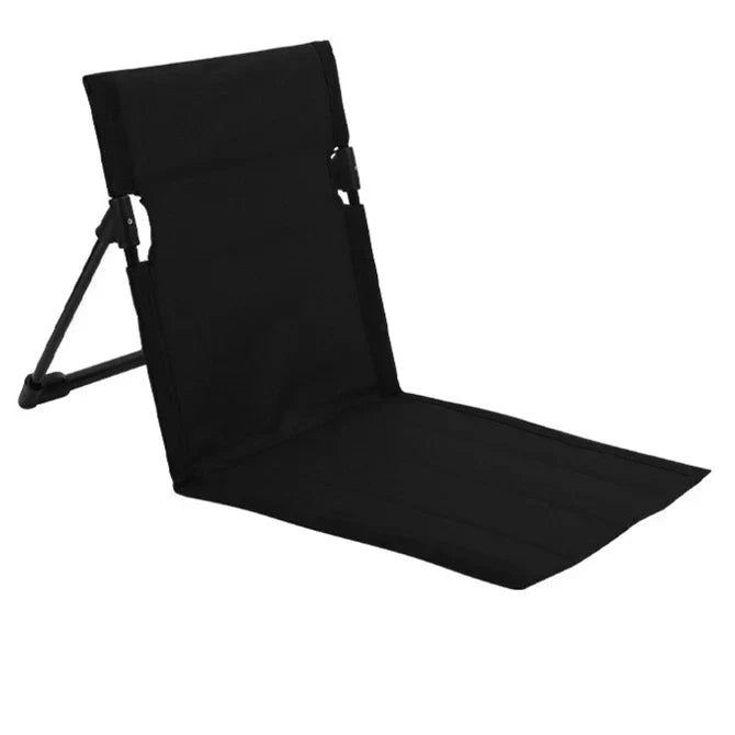 Silla de camping plegable, ultra cómoda. Respaldo Oxford con bolsillo, perfecta para exterior y eventos.