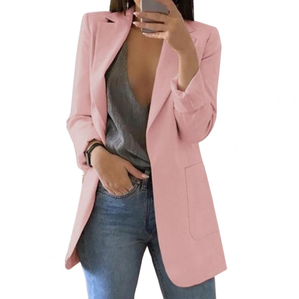 Blazer casual de mujer, un básico elegante y cómodo para tu guardarropa de otoño. Versátil y chic.