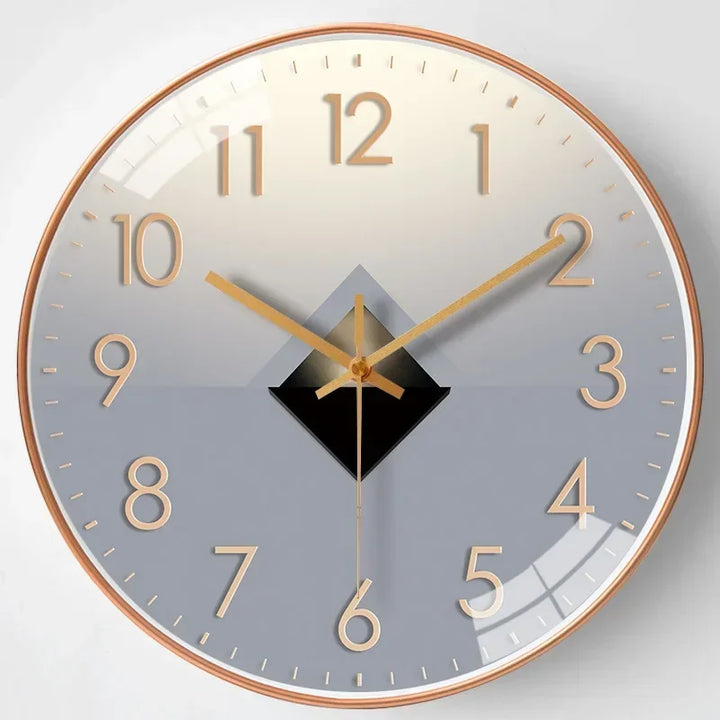 Accesorio decorativo: reloj de pared clásico y silencioso para embellecer cualquier espacio del hogar.