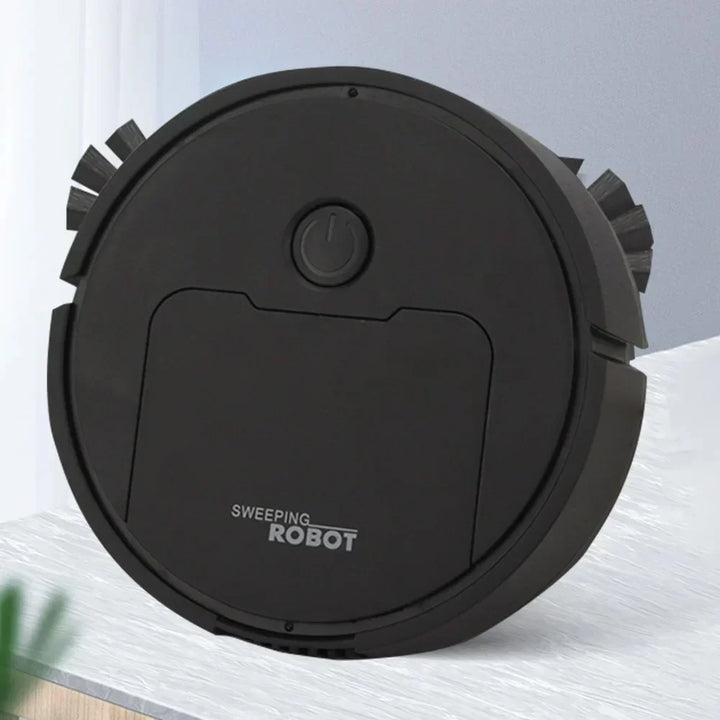 Robot aspirador automático 3 en 1 para limpieza eficiente del hogar. Barrido, aspirado y fregado inteligente.