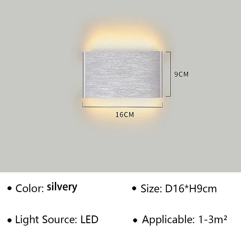 Aplique de pared LED de alta calidad, duradero y con eficiencia energética.