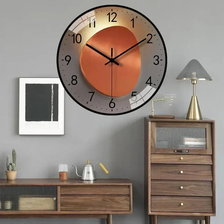 Reloj de pared de diseño clásico y atemporal, perfecto para decoración de hogar y oficina, silencioso.