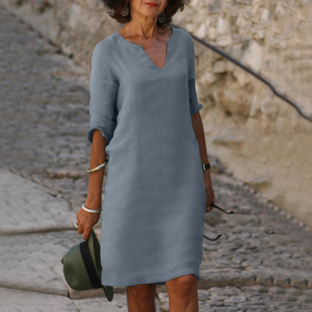 Vestido de verano vibrante estilo Iris para mujer, con un diseño elegante y fresco.