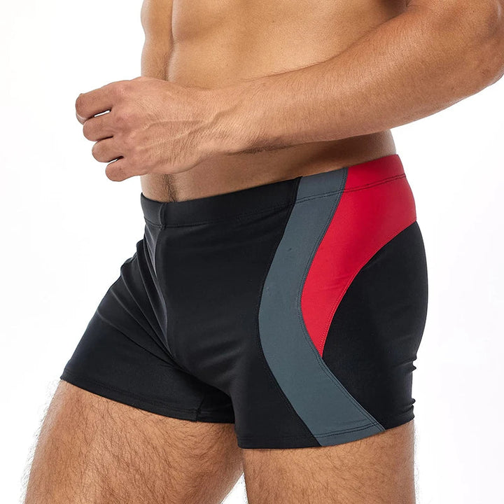 Bañador bóxer de hombre, secado rápido. Ideal para nadar, playa y piscina. Estilo deportivo.