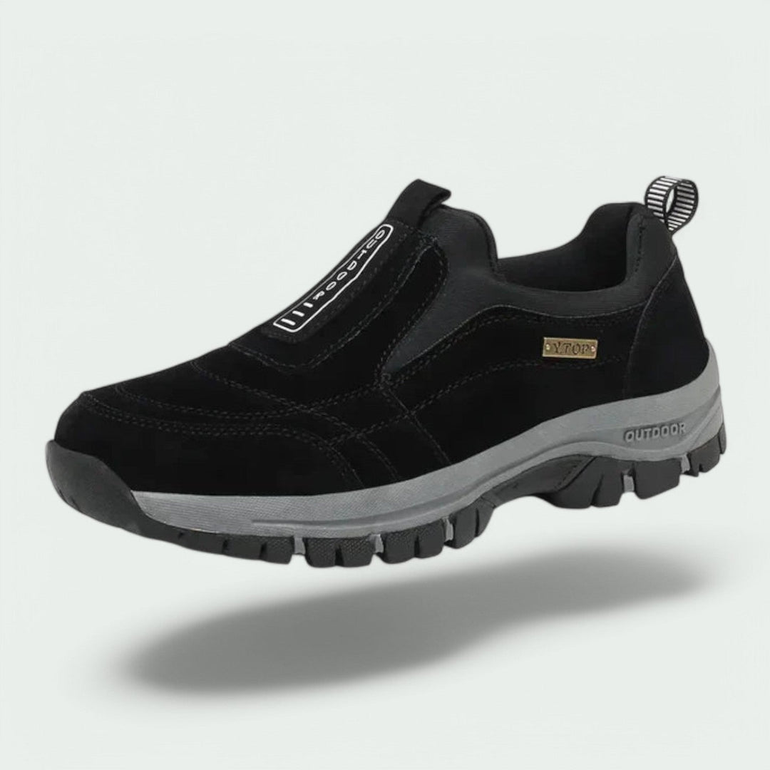 Zapatos de senderismo ortopédicos de hombre, antideslizantes, transpirables para trekking y aventura al aire libre.