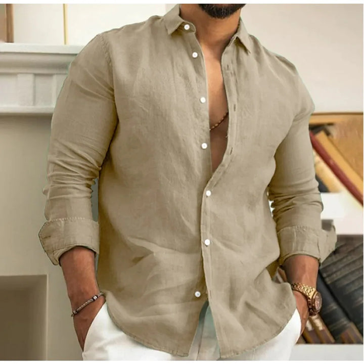 Camisa Ronnie de hombre transpirable y fresca, ideal para el estilo estival, playa y uso diario.