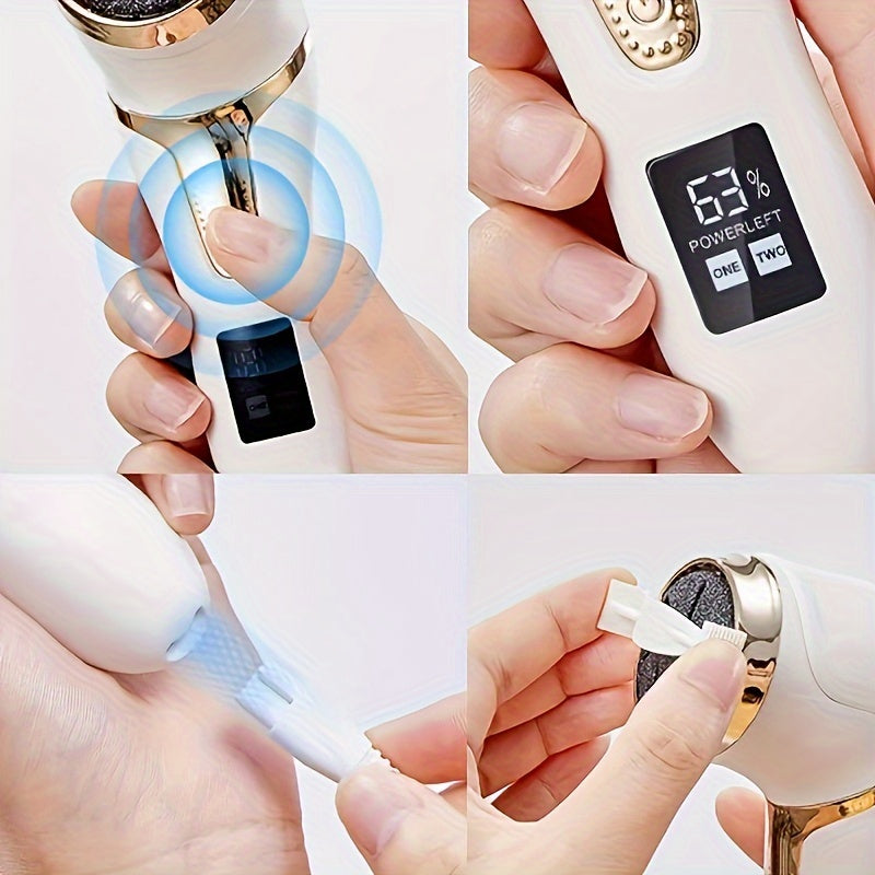 Dispositivo eléctrico para pedicura, elimina eficazmente la piel muerta y callosidades.