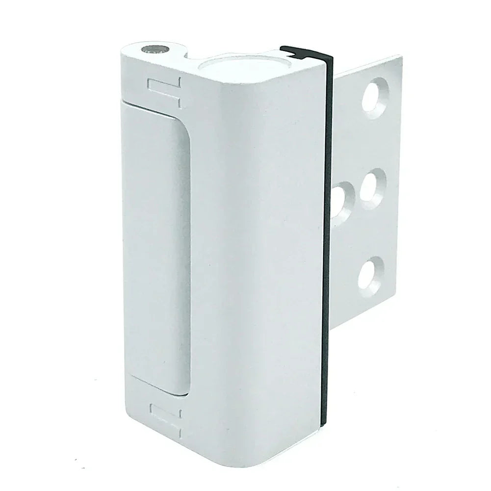 Kit de pestillo de seguridad reforzado, incluye todos los elementos para una instalación sencilla.