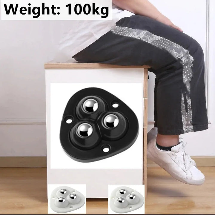 Accesorios para hogar: Ruedas autoadhesivas para muebles pesados. Mueve, organiza y limpia con facilidad.