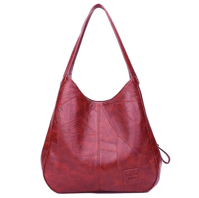 Bolso de moda para mujer, piel sintética, con gran capacidad y organizador interno. Cierre de cremallera.