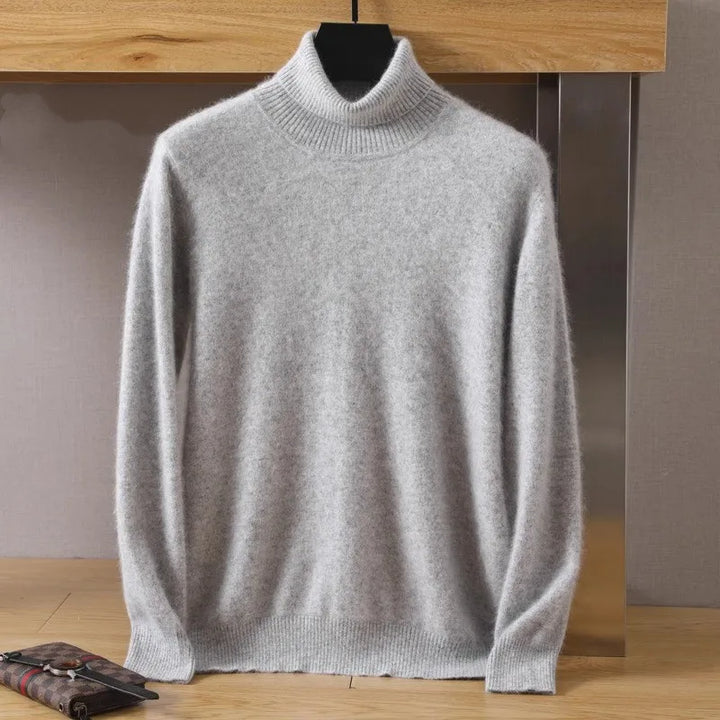 Suéter de punto confortable para hombre. Estilo japonés moderno para moda masculina.