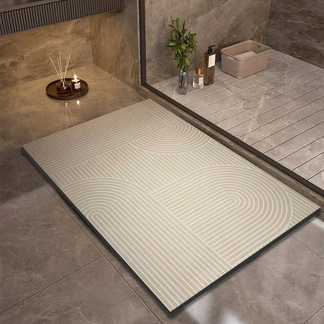 Alfombra de baño de alta calidad, resistente, superabsorbente y antideslizante para uso diario.