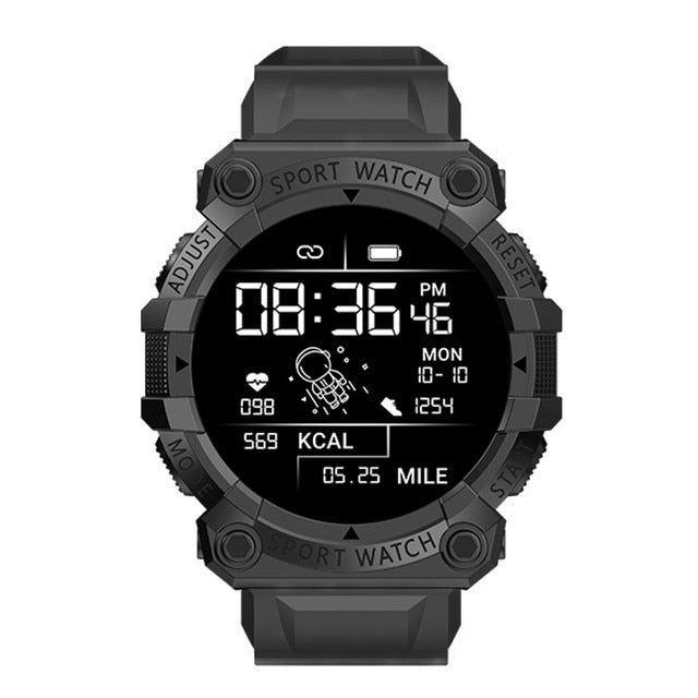 Reloj inteligente unisex con monitor de salud, conectividad Bluetooth y notificaciones.