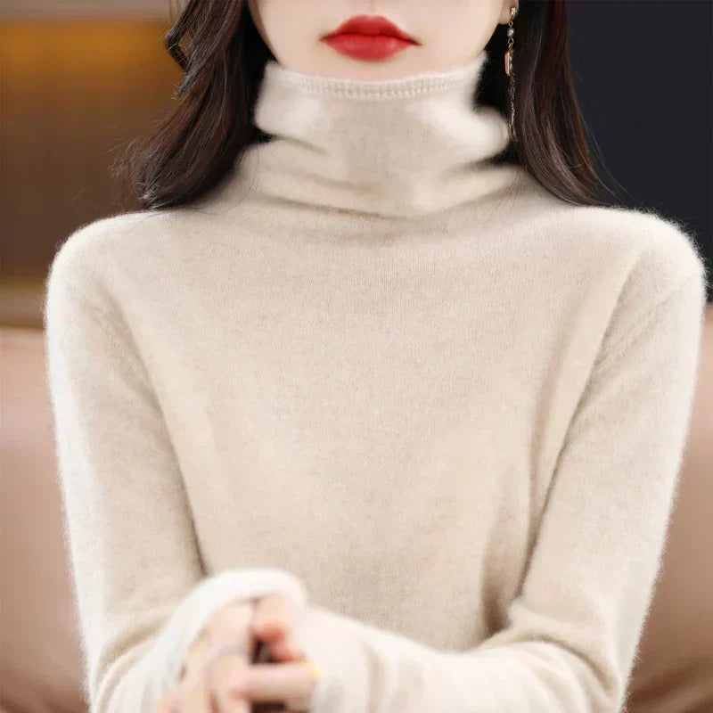 Pulóver femenino de otoño, diseño moderno y versátil, ideal para la moda actual.