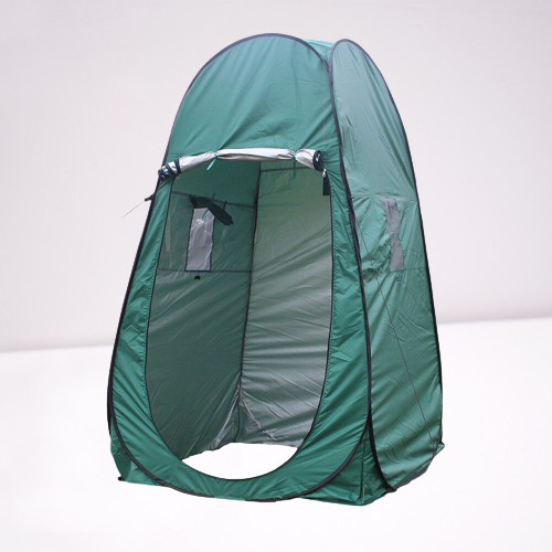 Refugio de privacidad ligero para camping, ideal para cambiarse o ducharse al aire libre.